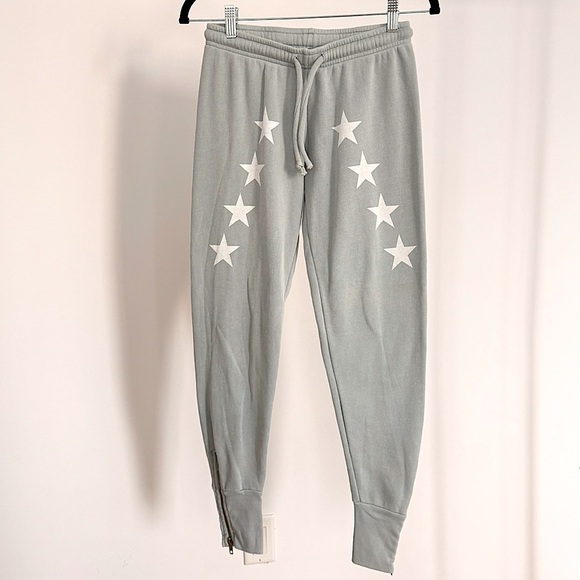 Wildfox Pants - Wildfox Los Angeles Cute Cozy Star Trackpants Jogger